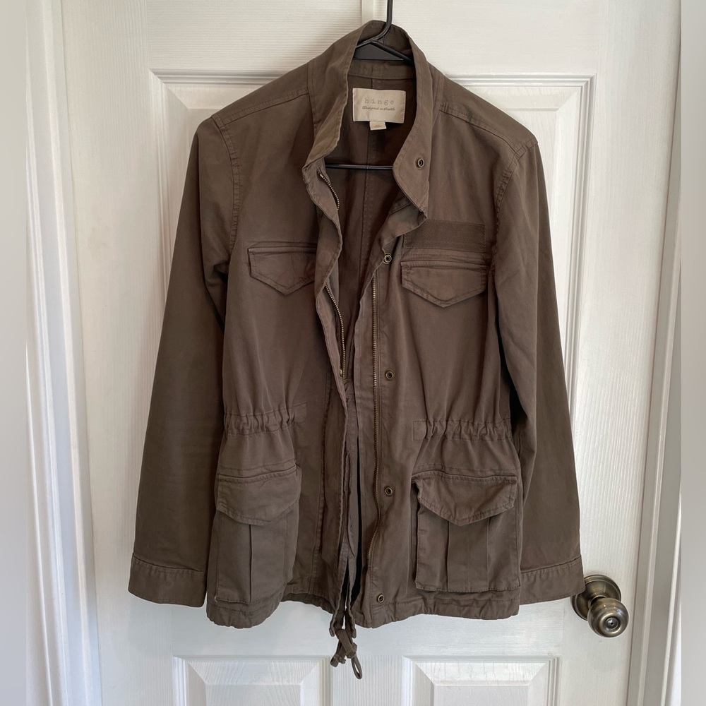 Hinge Women’s Olive Green / Brown Jacket